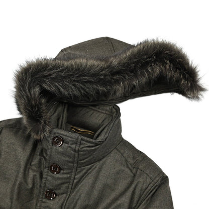 MOORER "BALDO - CL" カシミヤ100% ファーフード付きダウンコート (Loro Piana STORM SYSTEM)｜420333 - 46｜GUARDAROBA MILANO OFFICIAL STORE