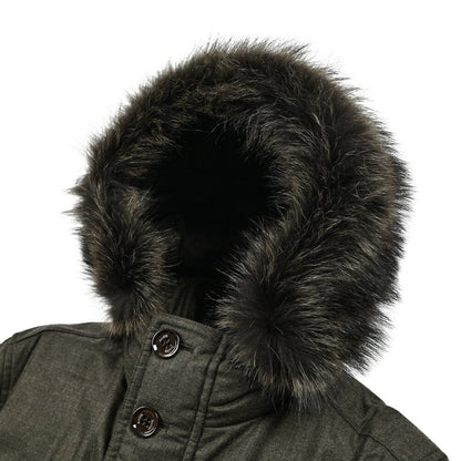 MOORER "BALDO - CL" カシミヤ100% ファーフード付きダウンコート (Loro Piana STORM SYSTEM)｜420333 - 46｜GUARDAROBA MILANO OFFICIAL STORE