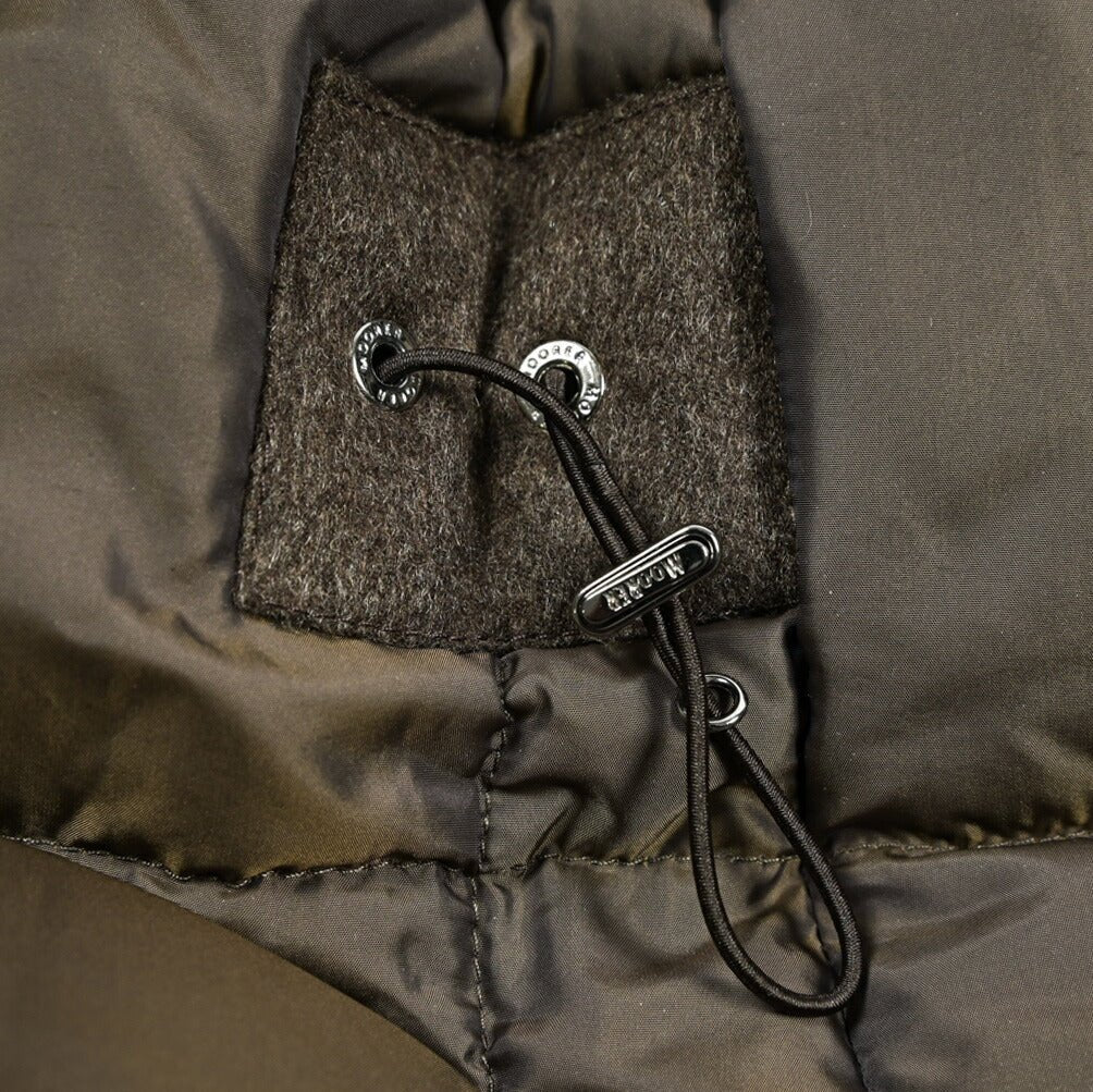 MOORER "BALDO - IL" カシミヤ100% ファーフード付きダウンコート (Loro Piana STORM SYSTEM)｜420417｜GUARDAROBA MILANO OFFICIAL STORE