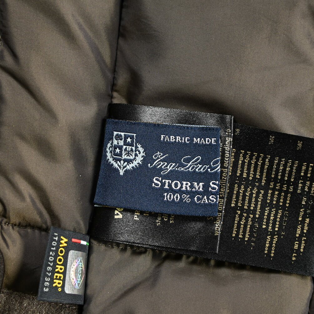 MOORER "BALDO - IL" カシミヤ100% ファーフード付きダウンコート (Loro Piana STORM SYSTEM)｜420417｜GUARDAROBA MILANO OFFICIAL STORE