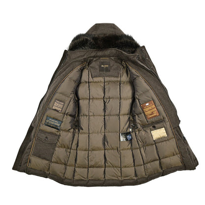 MOORER "BALDO - IL" カシミヤ100% ファーフード付きダウンコート (Loro Piana STORM SYSTEM)｜420417｜GUARDAROBA MILANO OFFICIAL STORE