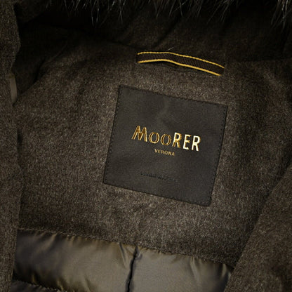 MOORER "BALDO - IL" カシミヤ100% ファーフード付きダウンコート (Loro Piana STORM SYSTEM)｜420417｜GUARDAROBA MILANO OFFICIAL STORE