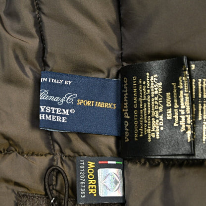 MOORER "BALDO - IL" カシミヤ100% ファーフード付きダウンコート (Loro Piana STORM SYSTEM)｜420417｜GUARDAROBA MILANO OFFICIAL STORE