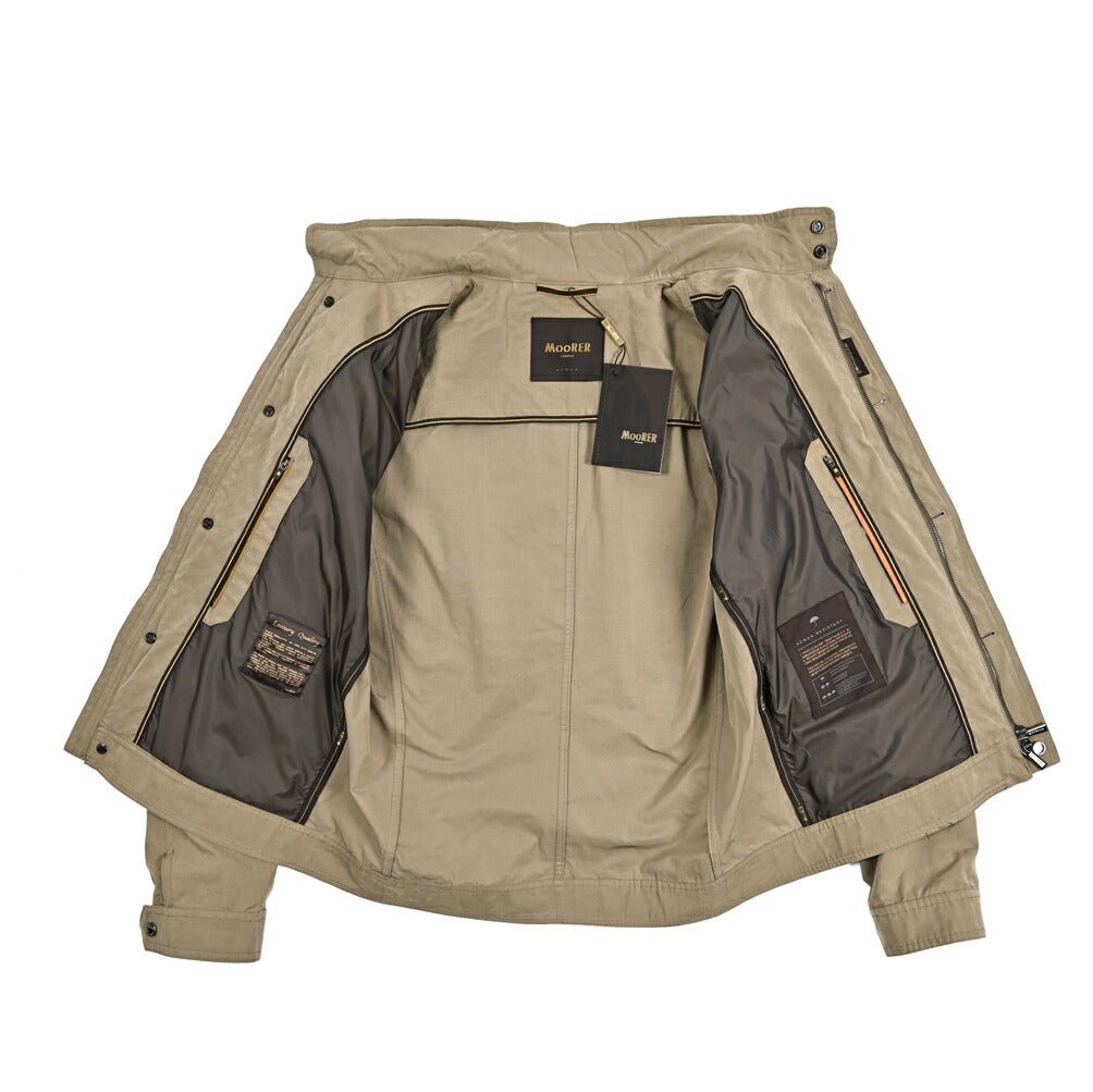MOORER BARALDI - S1 ポリエステル混コットン フィールドジャケット / ACQUA RESISTANT(撥水)｜435943-48｜GUARDAROBA MILANO OFFICIAL STORE