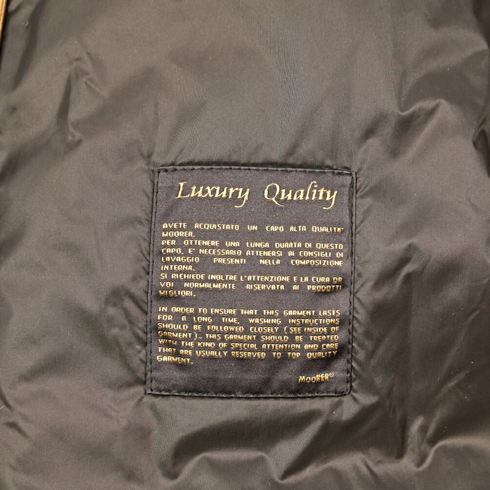 MOORER "BARBIERI - IL" カシミヤ100% ファーフード付きダウンコート｜420441｜GUARDAROBA MILANO OFFICIAL STORE