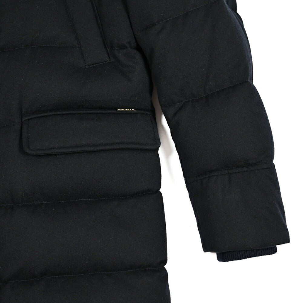 MOORER "BARBIERI - IL" カシミヤ100% ファーフード付きダウンコート｜420441｜GUARDAROBA MILANO OFFICIAL STORE