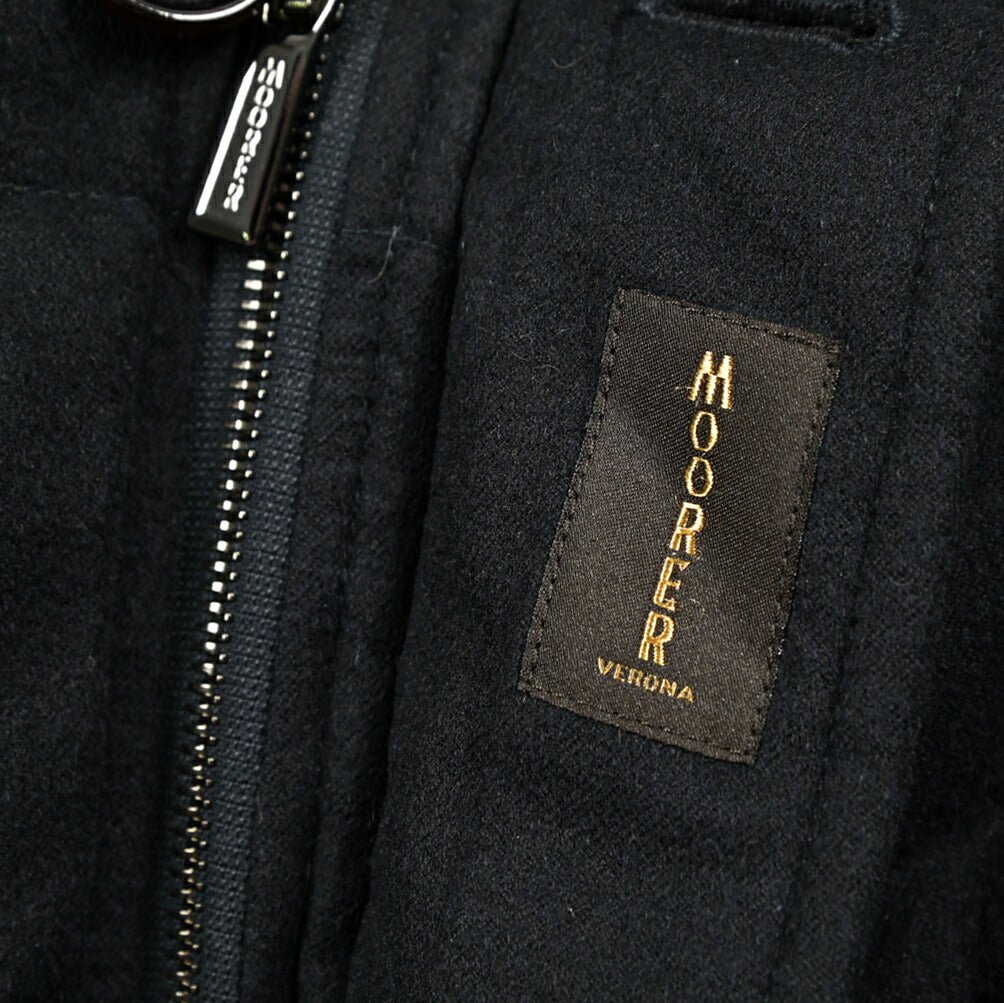 MOORER "BARBIERI - IL" カシミヤ100% ファーフード付きダウンコート｜420441｜GUARDAROBA MILANO OFFICIAL STORE