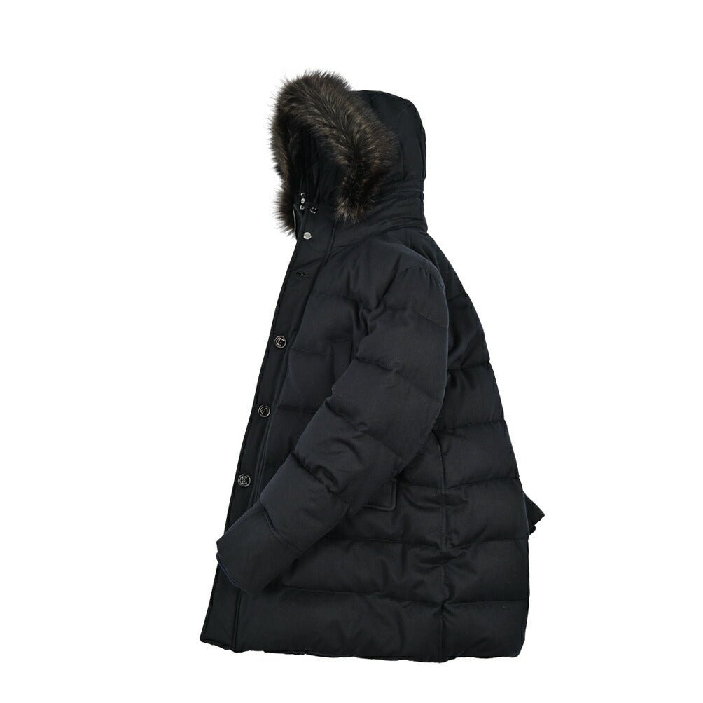 MOORER "BARBIERI - IL" カシミヤ100% ファーフード付きダウンコート｜420441｜GUARDAROBA MILANO OFFICIAL STORE