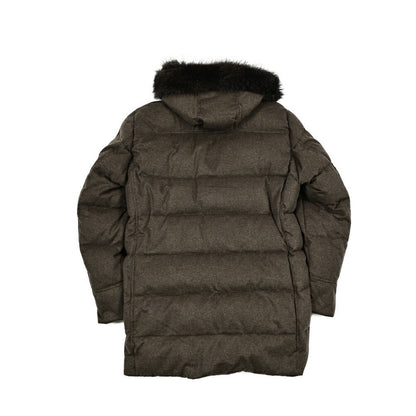 MOORER "BARBIERI - IL" カシミヤ100% ファーフード付きダウンコート (Loro Piana STORM SYSTEM)｜420337 - 56｜GUARDAROBA MILANO OFFICIAL STORE