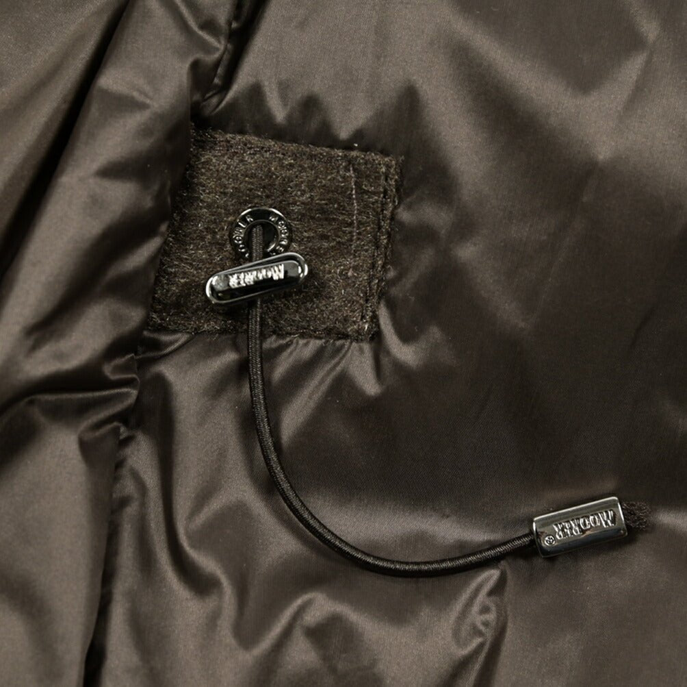 MOORER "BARBIERI - IL" カシミヤ100% ファーフード付きダウンコート (Loro Piana STORM SYSTEM)｜420337 - 56｜GUARDAROBA MILANO OFFICIAL STORE