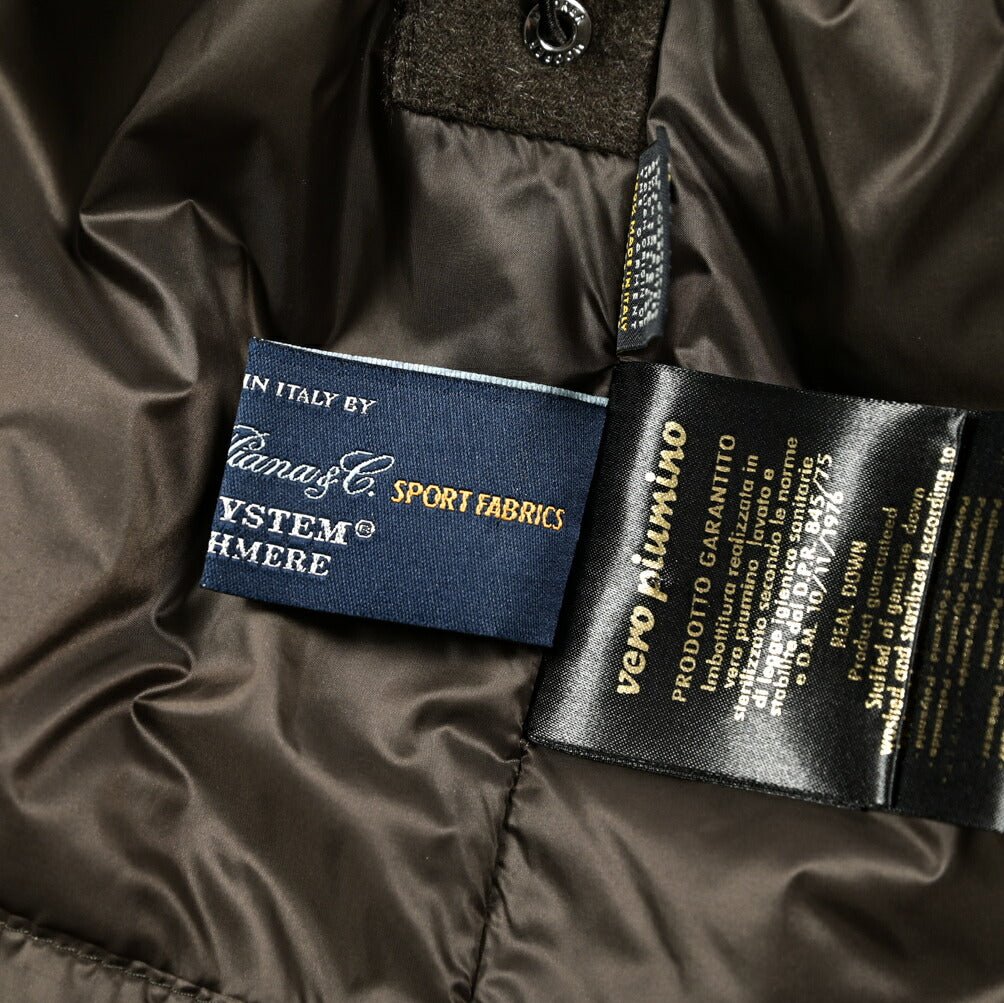 MOORER "BARBIERI - IL" カシミヤ100% ファーフード付きダウンコート (Loro Piana STORM SYSTEM)｜420337 - 56｜GUARDAROBA MILANO OFFICIAL STORE