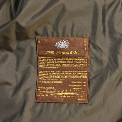 MOORER "BARBIERI - UR" スエードレザー ファーフード付きダウンコート｜420418｜GUARDAROBA MILANO OFFICIAL STORE