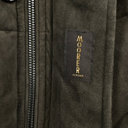 MOORER "BARBIERI - UR" スエードレザー ファーフード付きダウンコート｜420418｜GUARDAROBA MILANO OFFICIAL STORE