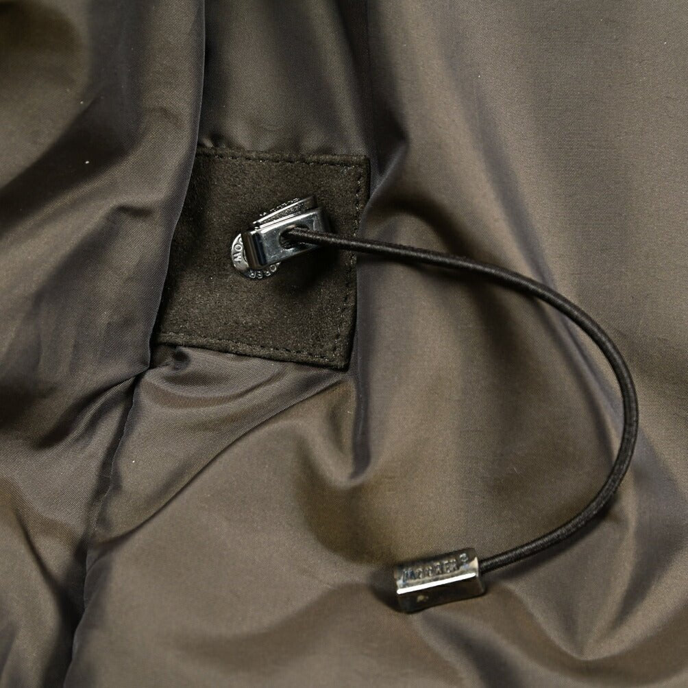 MOORER "BARBIERI - UR" スエードレザー ファーフード付きダウンコート｜420418｜GUARDAROBA MILANO OFFICIAL STORE