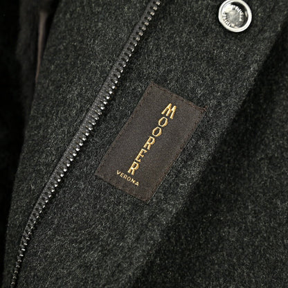 MOORER "BASSI - CS" カシミヤ100% ラビットファーライナー付きダウンコート / ACQUA PROOF (防水)｜420435 - 48｜GUARDAROBA MILANO OFFICIAL STORE