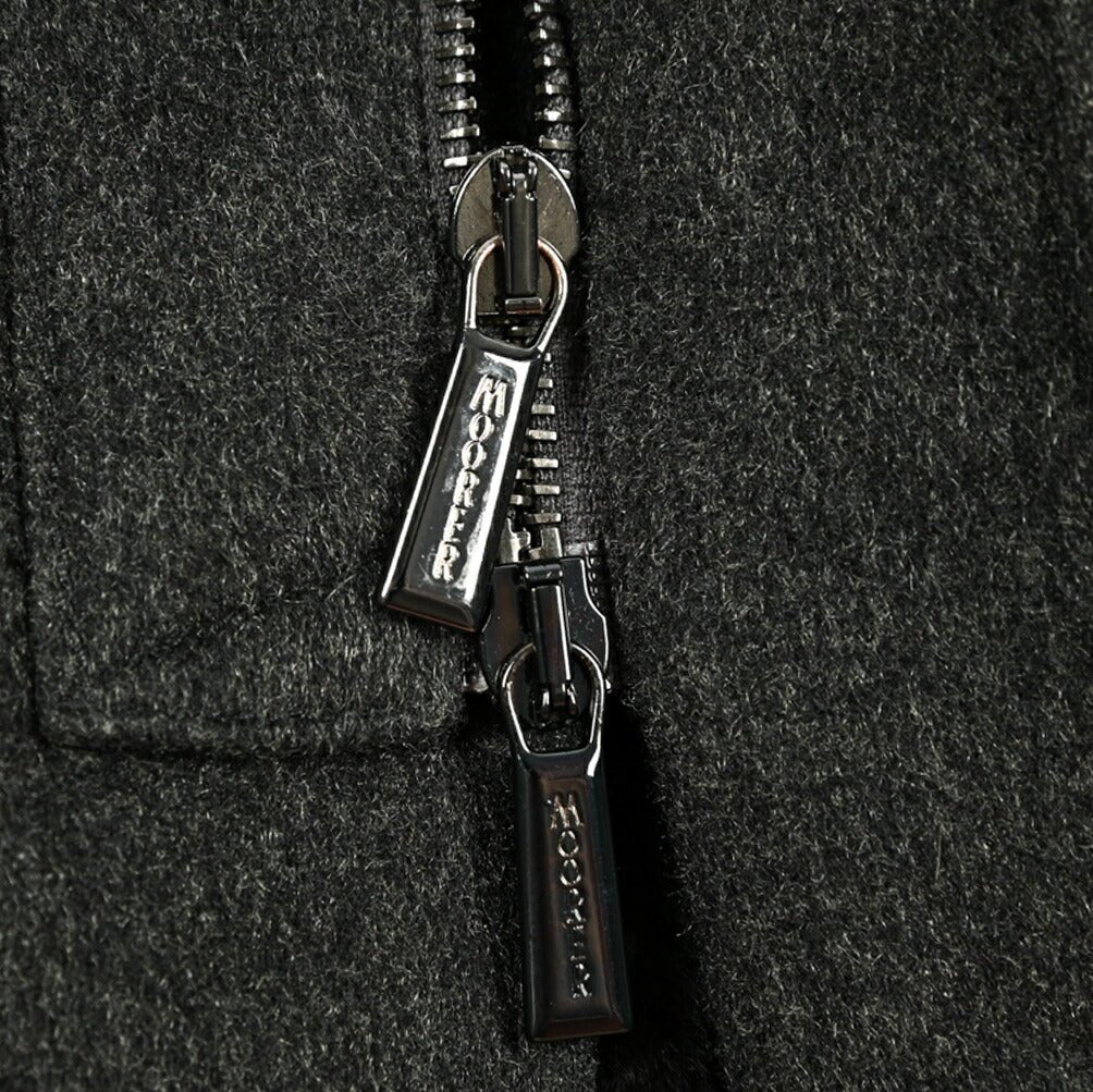 MOORER "BASSI - CS" カシミヤ100% ラビットファーライナー付きダウンコート / ACQUA PROOF (防水)｜420435 - 48｜GUARDAROBA MILANO OFFICIAL STORE