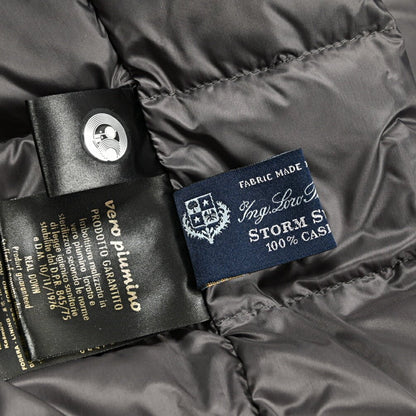 MOORER "BASSI - CS" カシミヤ100% ラビットファーライナー付きダウンコート / ACQUA PROOF (防水)｜420435 - 48｜GUARDAROBA MILANO OFFICIAL STORE