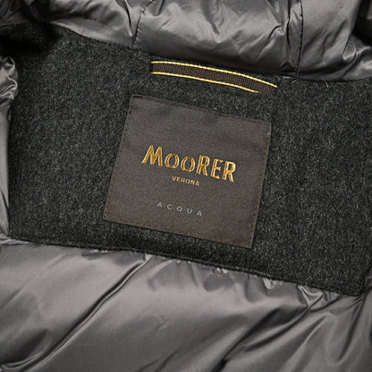 MOORER "BASSI - CS" カシミヤ100% ラビットファーライナー付きダウンコート / ACQUA PROOF (防水)｜420435 - 48｜GUARDAROBA MILANO OFFICIAL STORE