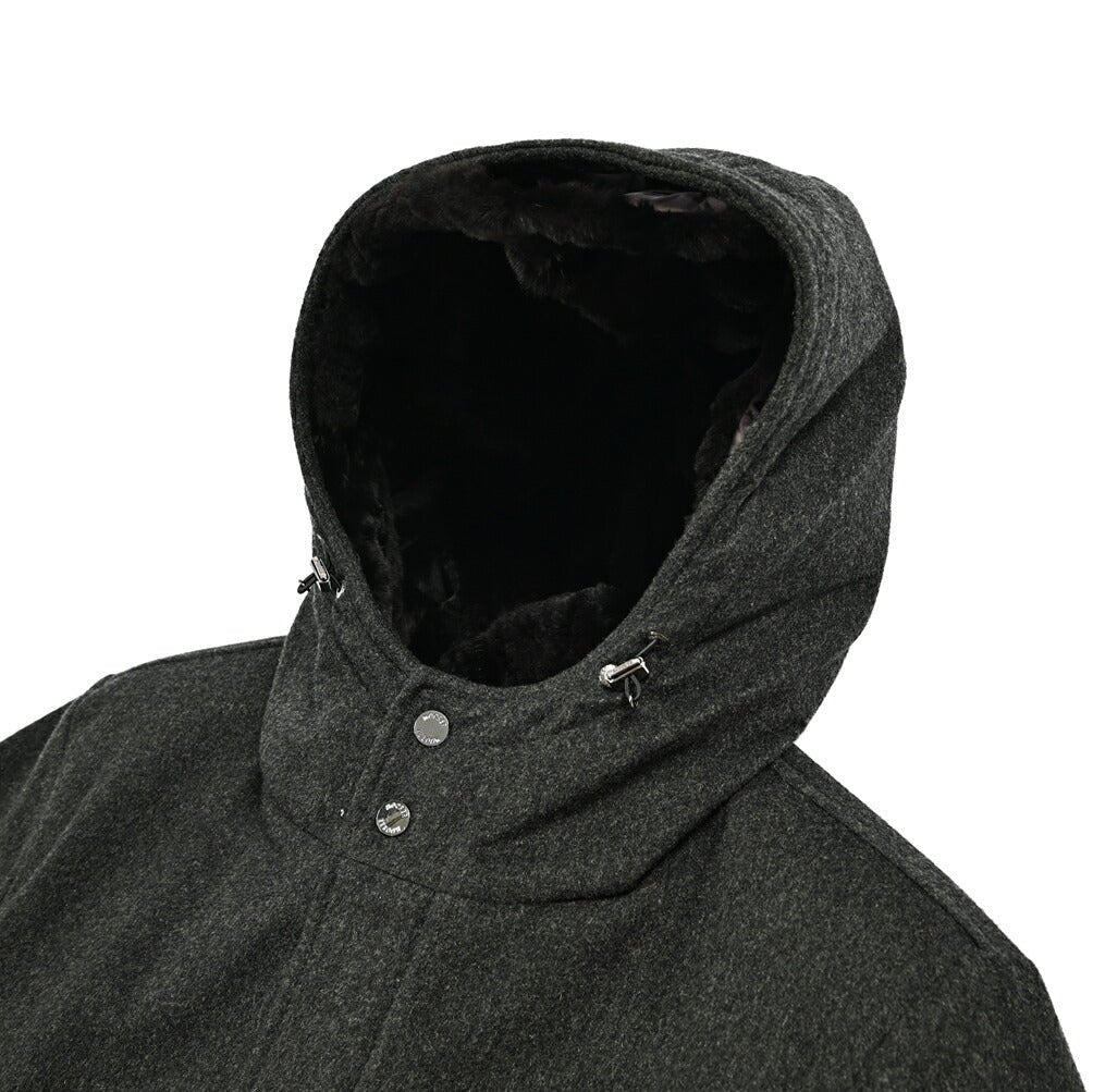 MOORER "BASSI - CS" カシミヤ100% ラビットファーライナー付きダウンコート / ACQUA PROOF (防水)｜420435 - 48｜GUARDAROBA MILANO OFFICIAL STORE