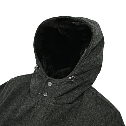 MOORER "BASSI - CS" カシミヤ100% ラビットファーライナー付きダウンコート / ACQUA PROOF (防水)｜420435 - 48｜GUARDAROBA MILANO OFFICIAL STORE