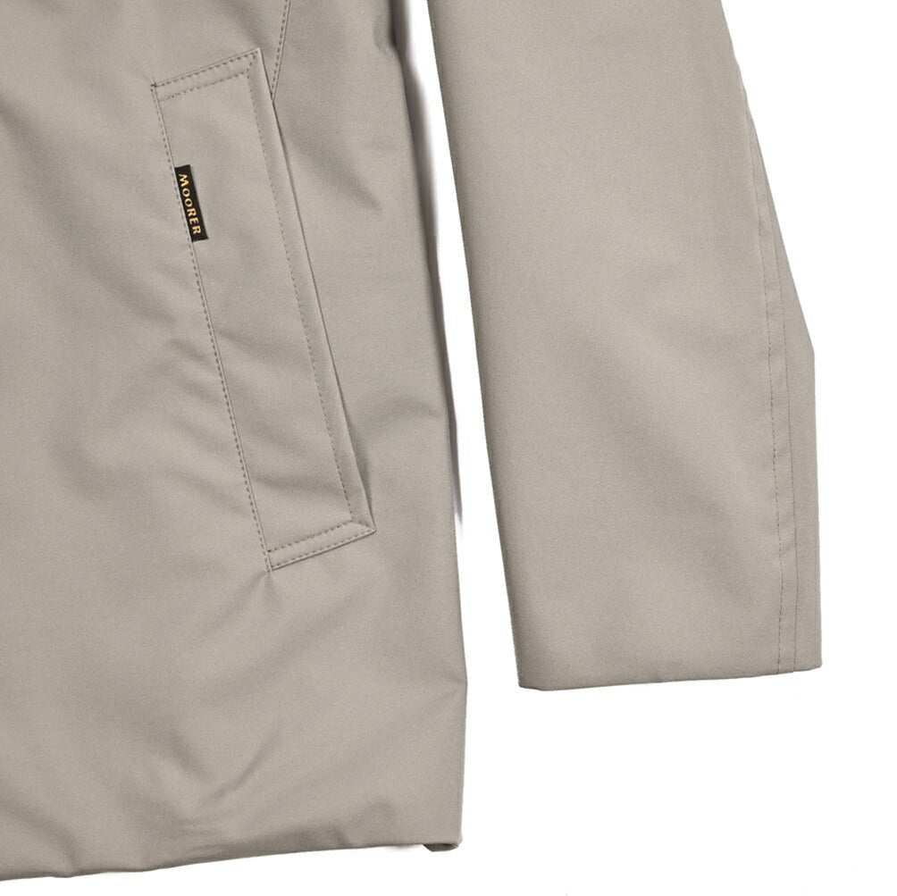 MOORER BERNINI - GF ポリエステル100% フード付きスタンドカラーコート｜436800｜GUARDAROBA MILANO OFFICIAL STORE