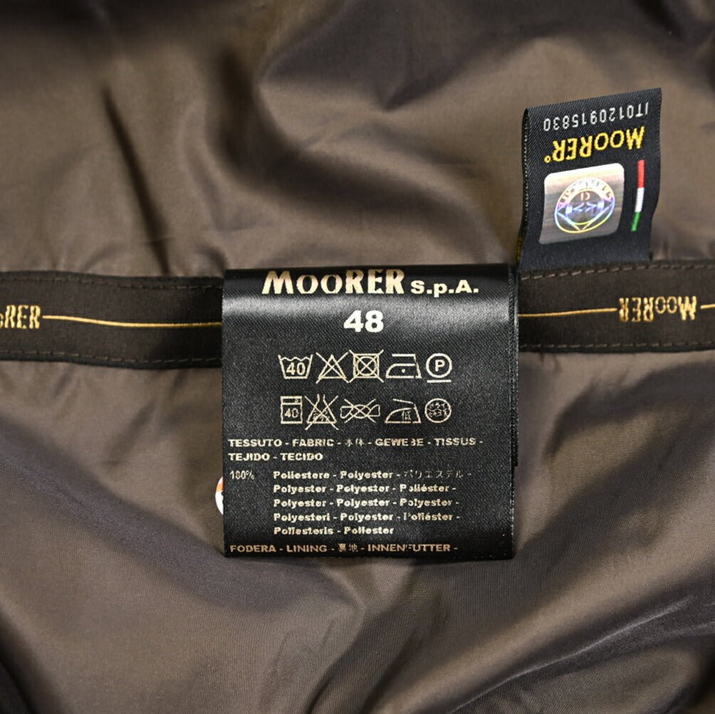 MOORER BERNINI - GF ポリエステル100% フード付きスタンドカラーコート｜436800｜GUARDAROBA MILANO OFFICIAL STORE