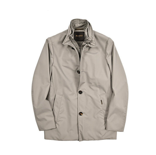 MOORER BERNINI - GF ポリエステル100% フード付きスタンドカラーコート｜436800｜GUARDAROBA MILANO OFFICIAL STORE