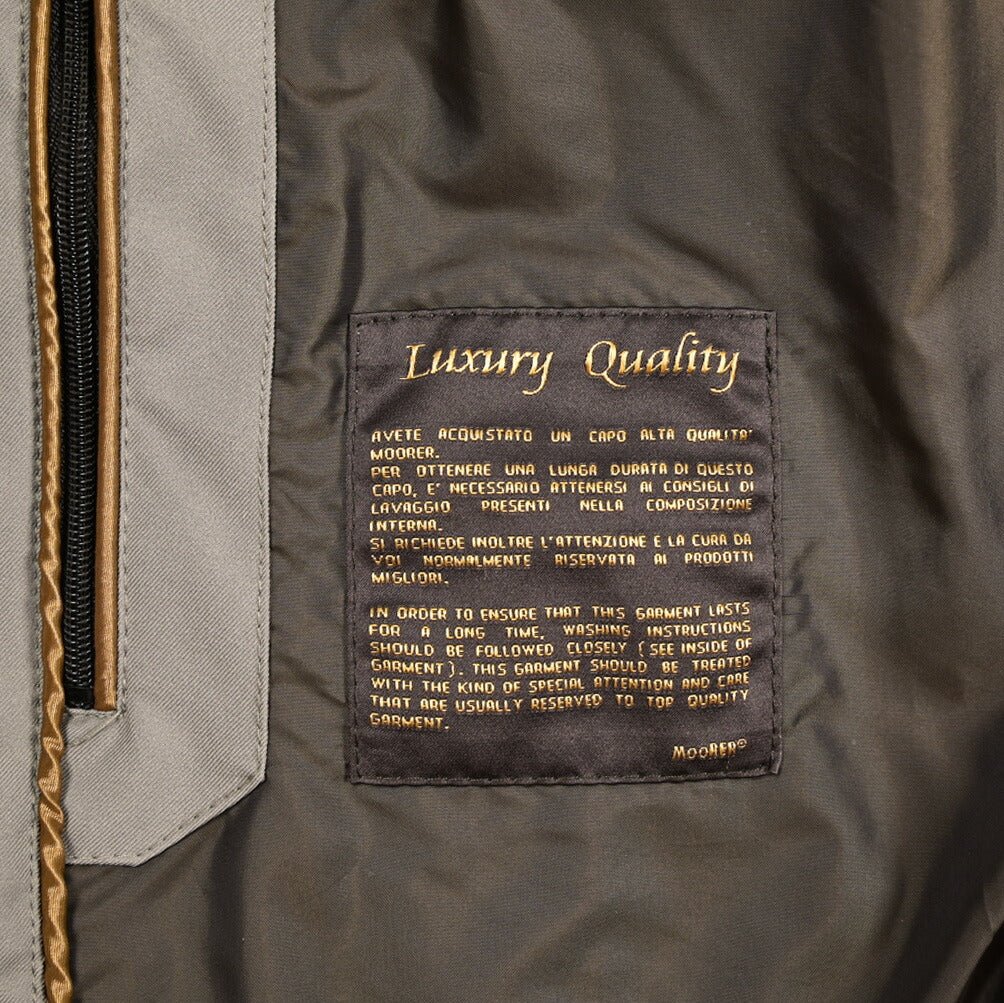 MOORER BERNINI - GF ポリエステル100% フード付きスタンドカラーコート｜436800｜GUARDAROBA MILANO OFFICIAL STORE