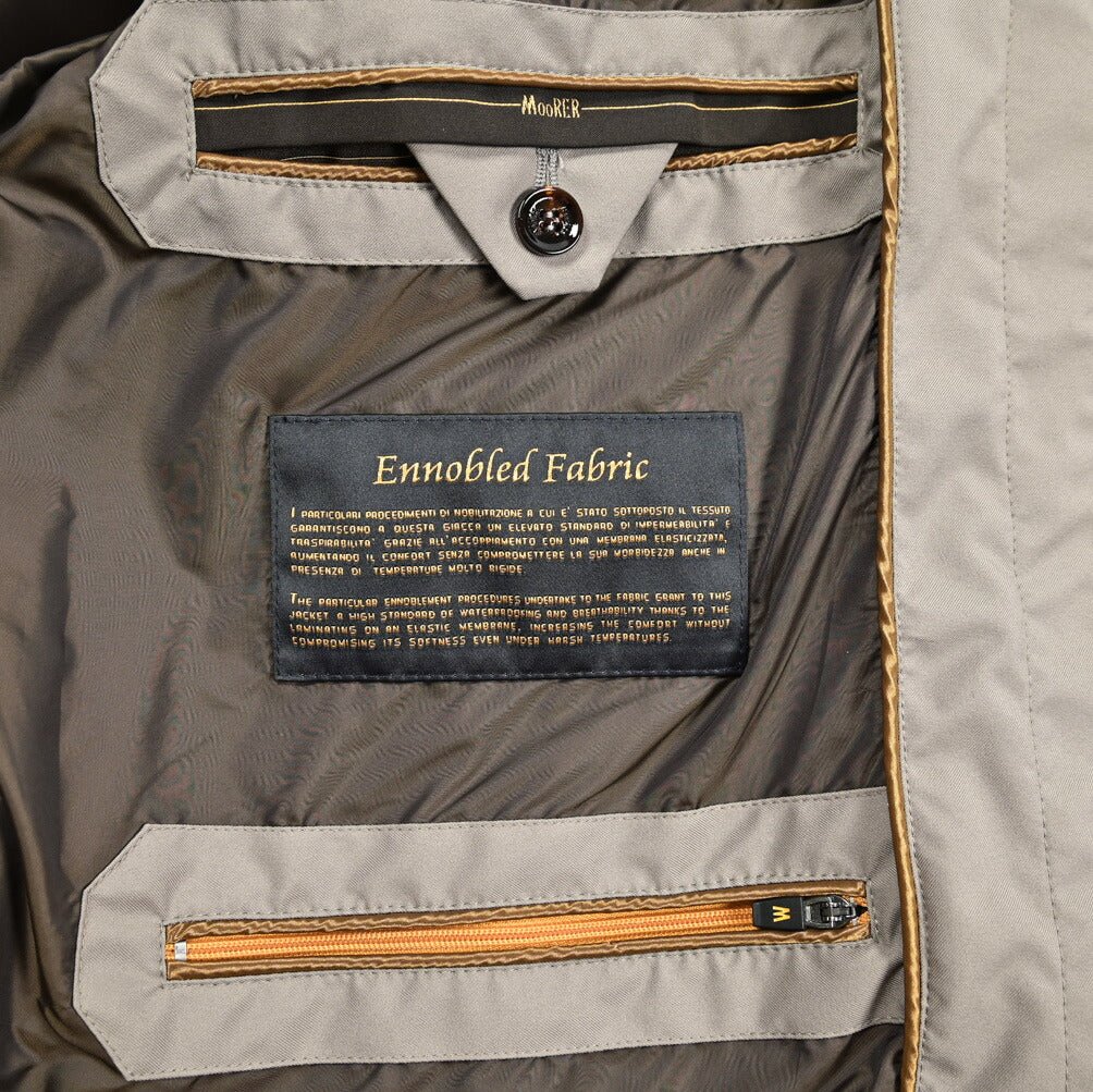 MOORER BERNINI - GF ポリエステル100% フード付きスタンドカラーコート｜436800｜GUARDAROBA MILANO OFFICIAL STORE