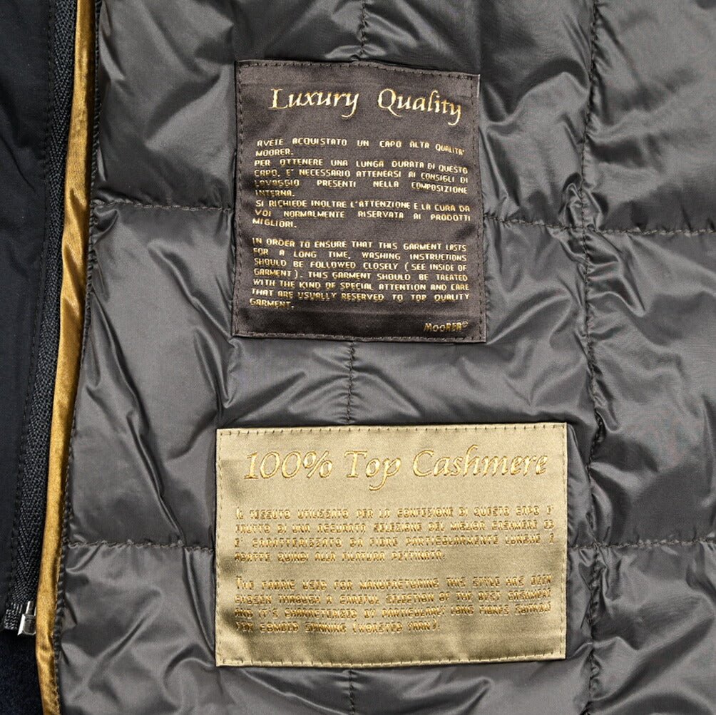 MOORER "BOLGI - Y" カシミヤ100% 6BダブルダウンPコート (着脱可能ライナー付き)｜418037｜GUARDAROBA MILANO OFFICIAL STORE