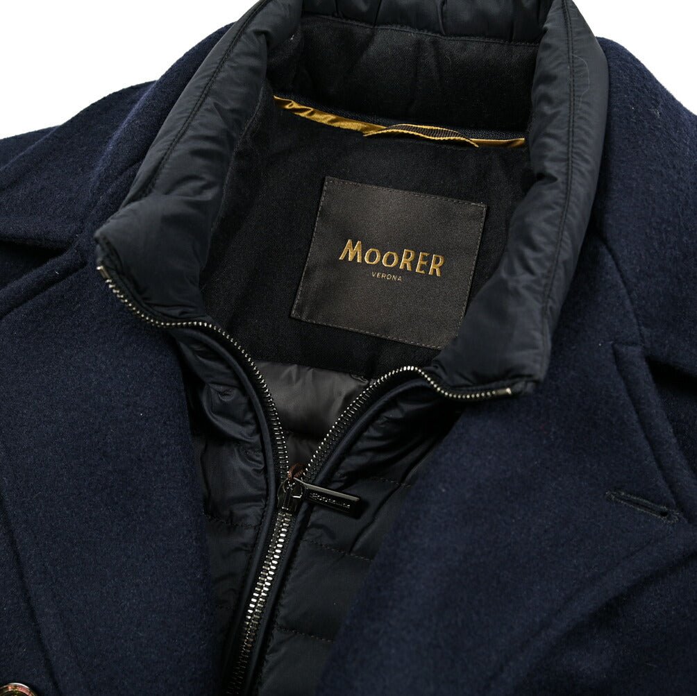 MOORER "BOLGI - Y" カシミヤ100% 6BダブルダウンPコート (着脱可能ライナー付き)｜418037｜GUARDAROBA MILANO OFFICIAL STORE