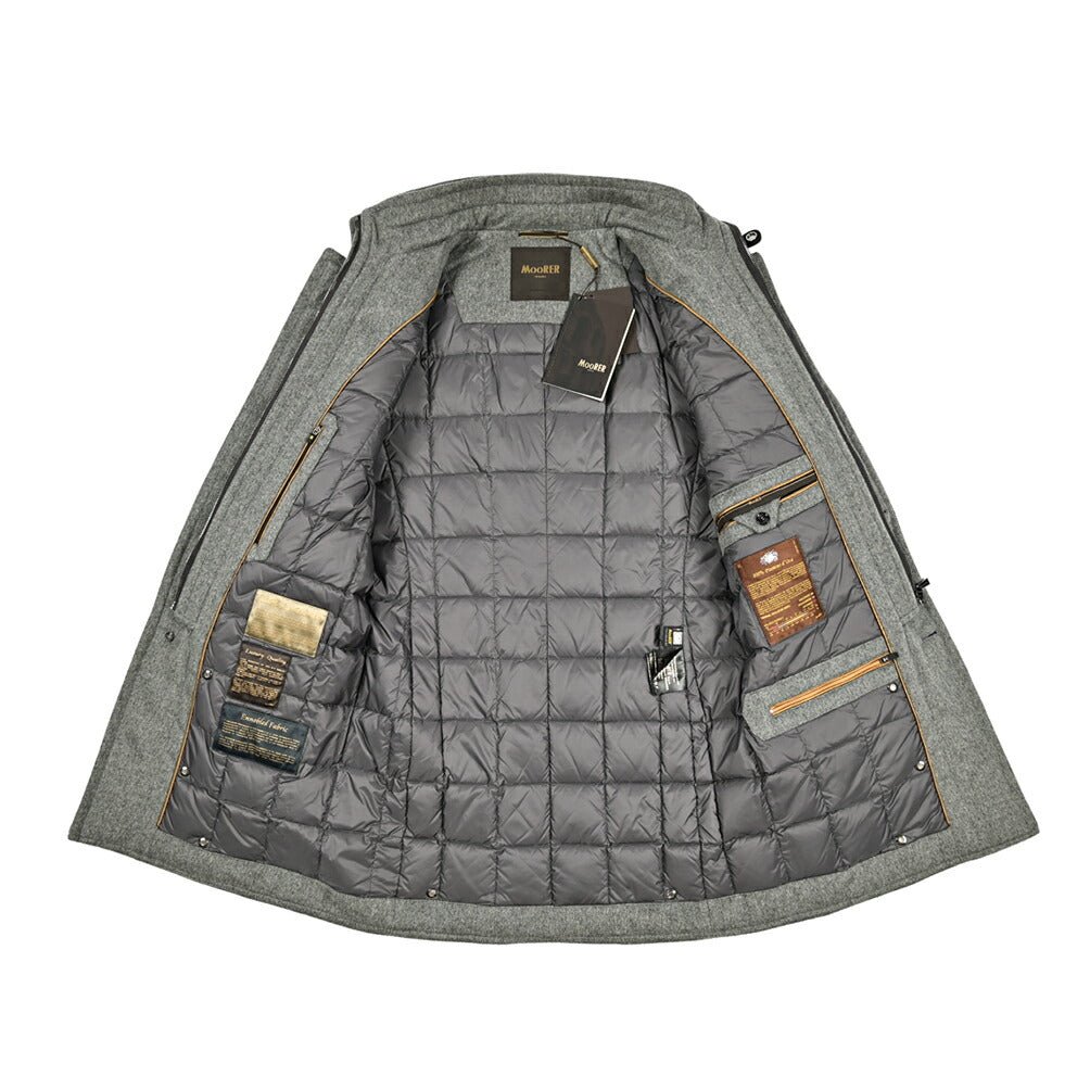 MOORER "BOND - CS" カシミヤ100% スタンドカラーダウンコート｜418174｜GUARDAROBA MILANO OFFICIAL STORE