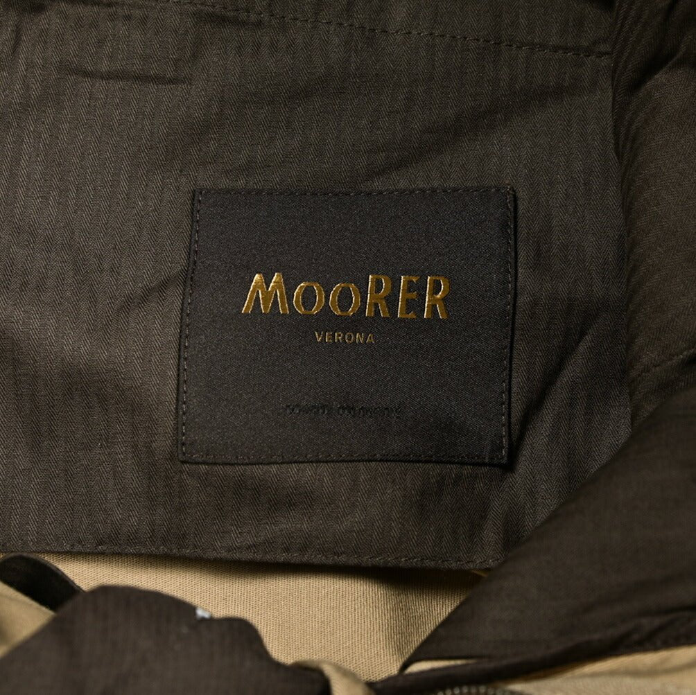 MOORER BOREL KO ストレッチコットン ノータックチノスラックス｜418486 - 44｜GUARDAROBA MILANO OFFICIAL STORE