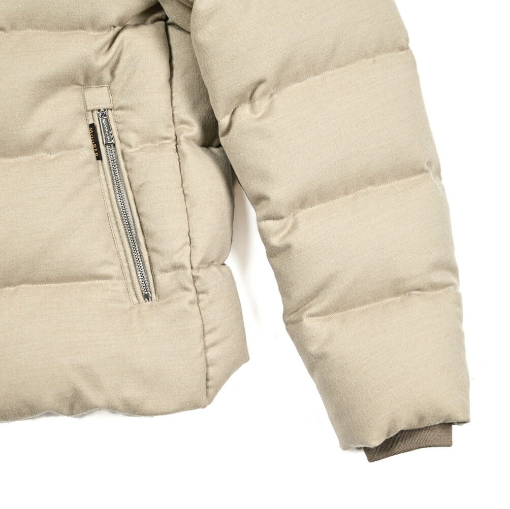 MOORER ""BRETT - BA1" カシミヤ100% ダウンジャケットフーディー｜418269 - 48｜GUARDAROBA MILANO OFFICIAL STORE