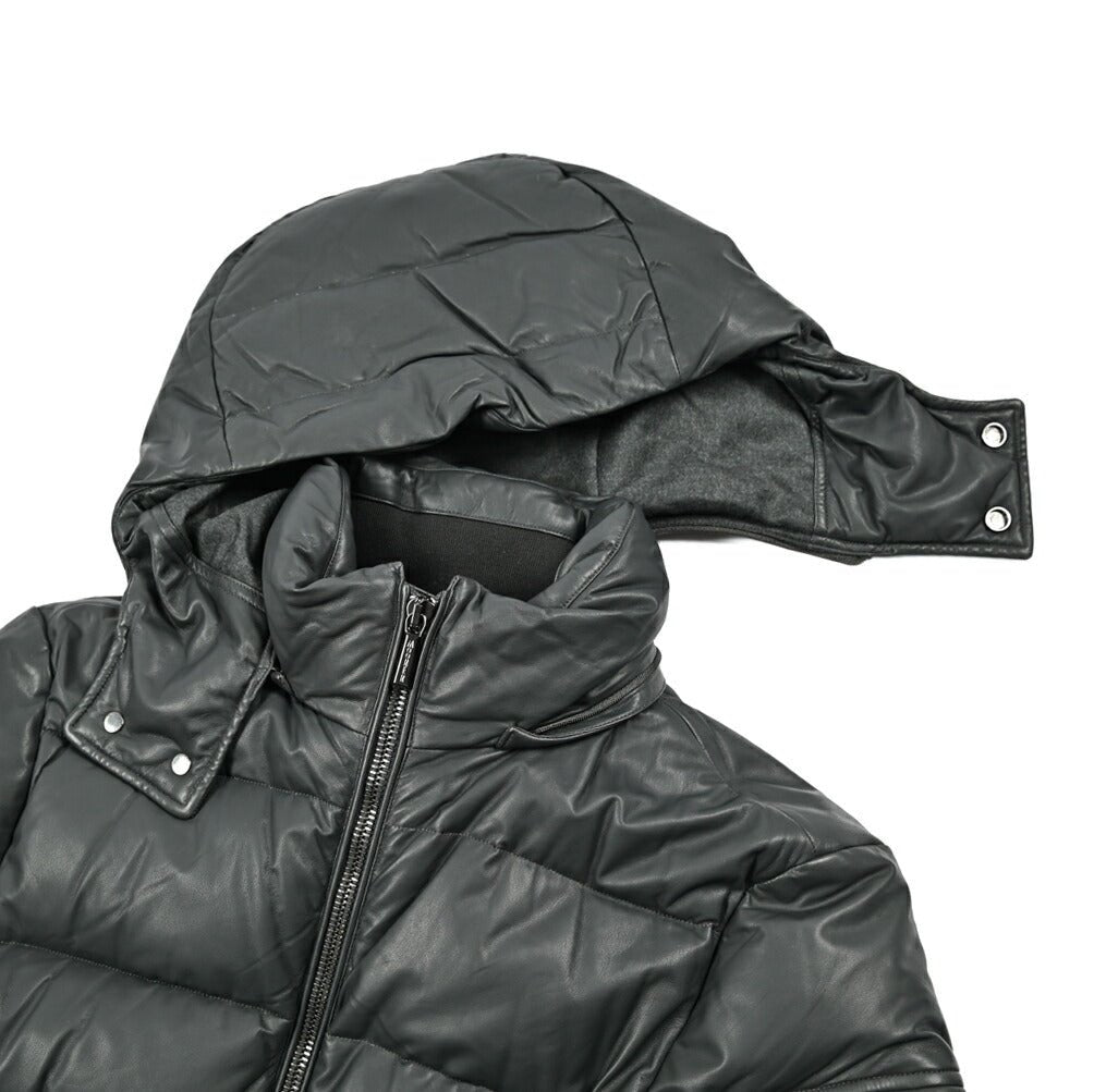 MOORER "BRETT - PE" レザーダウンコートフーディー｜420303｜GUARDAROBA MILANO OFFICIAL STORE