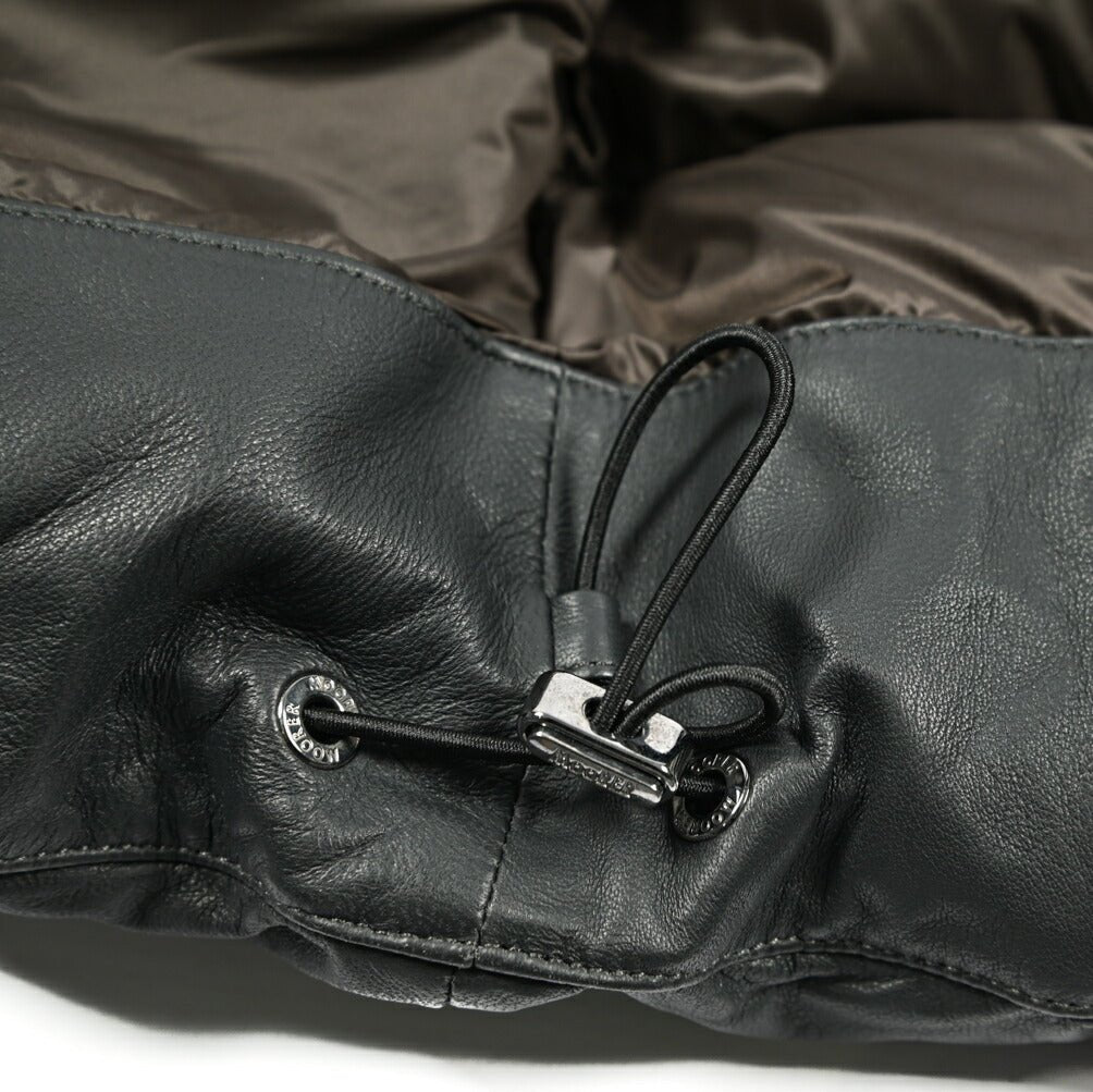 MOORER "BRETT - PE" レザーダウンコートフーディー｜420303｜GUARDAROBA MILANO OFFICIAL STORE