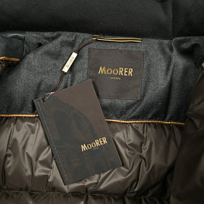 MOORER "BRETT - PE" レザーダウンコートフーディー｜420303｜GUARDAROBA MILANO OFFICIAL STORE