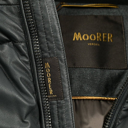 MOORER "BRETT - PE" レザーダウンコートフーディー｜420303｜GUARDAROBA MILANO OFFICIAL STORE