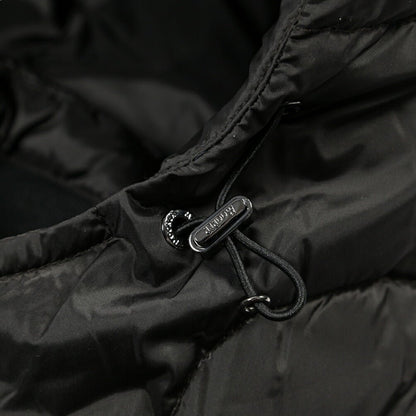 MOORER “BRETT-SH” ナイロン100% フード付きダウンジャケット / ACQUA RESISTANT(撥水) ブラック(ASFALTO) 42 | GUARDAROBA MILANO OFFICIAL STORE