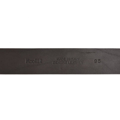【クーポン対象】MOORER CALDARA C2 スエードレザースクエアバックルベルト｜383772 - A - 100｜GUARDAROBA MILANO OFFICIAL STORE