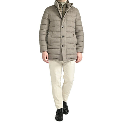 MOORER "CALEGARI - IL" カシミヤ100% スタンドカラーダウンコート｜418038 - 46｜GUARDAROBA MILANO OFFICIAL STORE