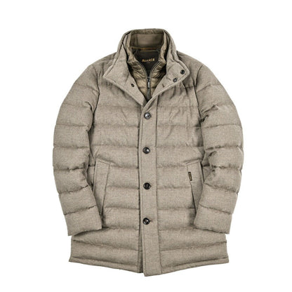 MOORER "CALEGARI - IL" カシミヤ100% スタンドカラーダウンコート｜418038 - 46｜GUARDAROBA MILANO OFFICIAL STORE