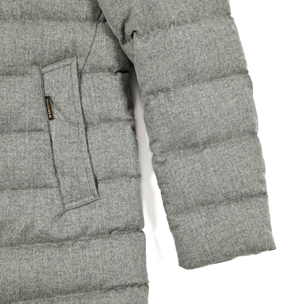 MOORER "CALEGARI - IL" カシミヤ100% スタンドカラーダウンコート｜418041｜GUARDAROBA MILANO OFFICIAL STORE