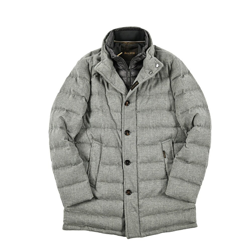 MOORER "CALEGARI - IL" カシミヤ100% スタンドカラーダウンコート｜418041｜GUARDAROBA MILANO OFFICIAL STORE