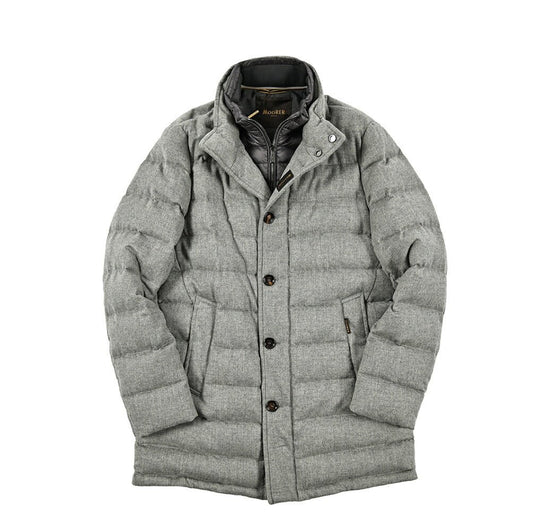 MOORER "CALEGARI - IL" カシミヤ100% スタンドカラーダウンコート｜418041｜GUARDAROBA MILANO OFFICIAL STORE