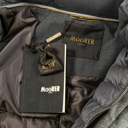MOORER "CALEGARI - IL" カシミヤ100% スタンドカラーダウンコート｜418041｜GUARDAROBA MILANO OFFICIAL STORE