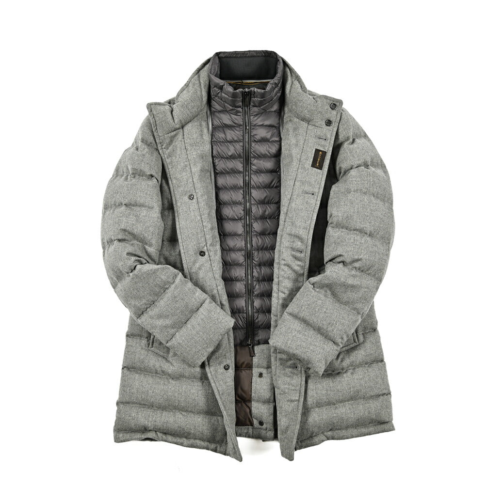 MOORER "CALEGARI - IL" カシミヤ100% スタンドカラーダウンコート｜418041｜GUARDAROBA MILANO OFFICIAL STORE