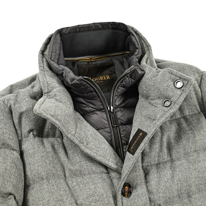 MOORER "CALEGARI - IL" カシミヤ100% スタンドカラーダウンコート｜418041｜GUARDAROBA MILANO OFFICIAL STORE
