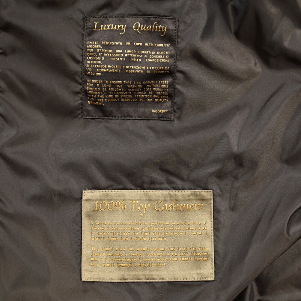 MOORER "CALEGARI - IL" カシミヤ100% スタンドカラーダウンコート｜418041｜GUARDAROBA MILANO OFFICIAL STORE