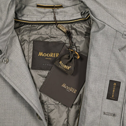 MOORER CANOVA - PUM 2WAY ナイロン100% 中綿ステンカラーコートライナー付き / ACQUA PROOF(防水)｜435883｜GUARDAROBA MILANO OFFICIAL STORE